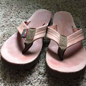 Pink rainbow sandals